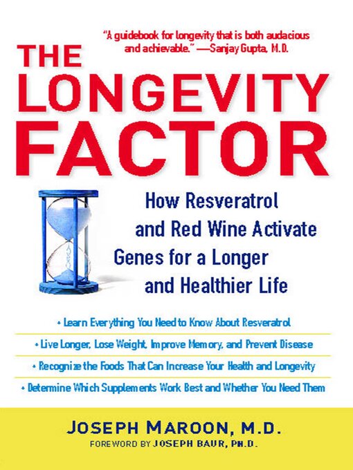 Title details for The Longevity Factor by Joseph Maroon - Wait list